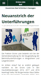 Mobile Screenshot of gruene-badschoenborn.de